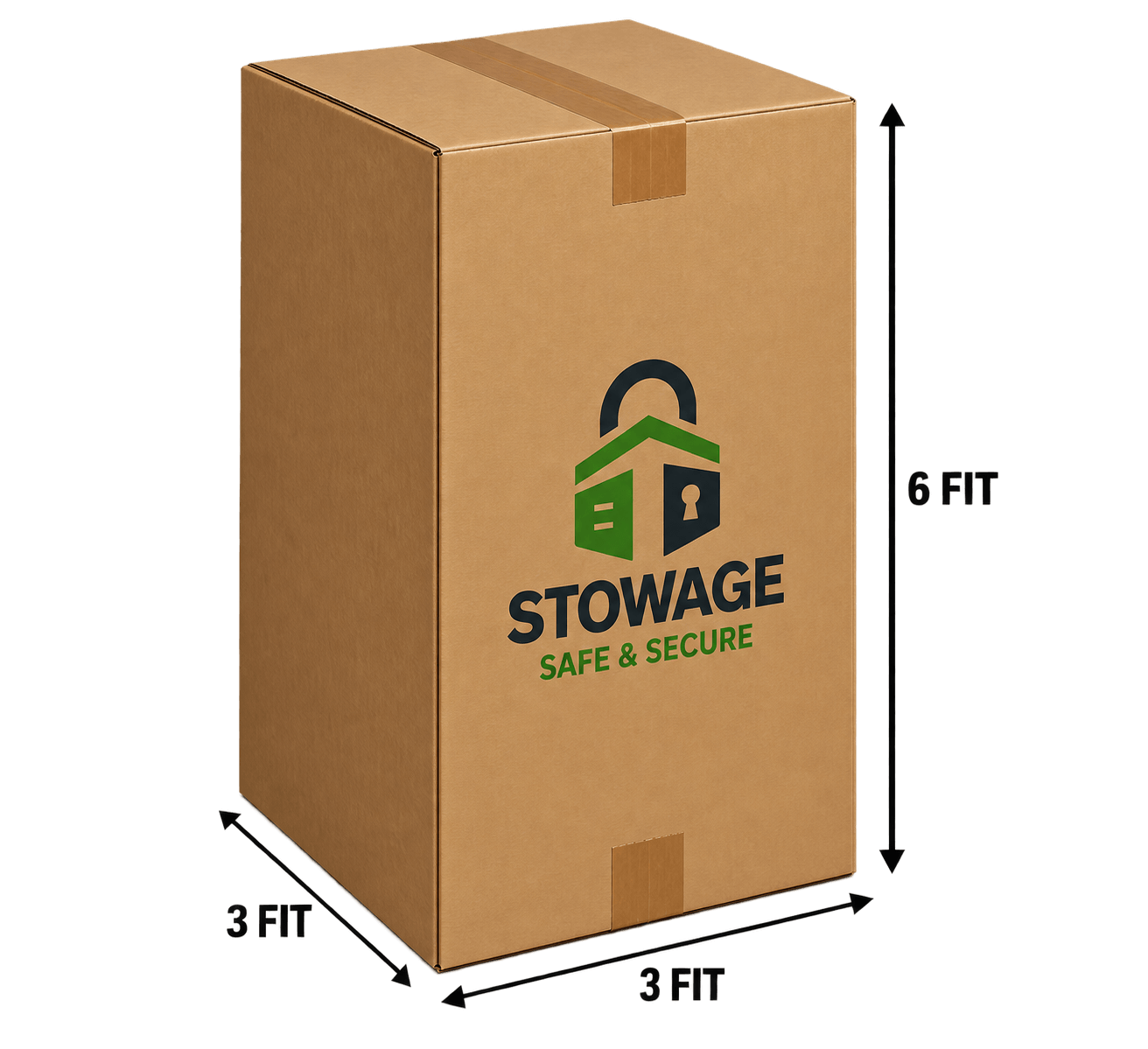 Stowage Carton Box 3x3x6